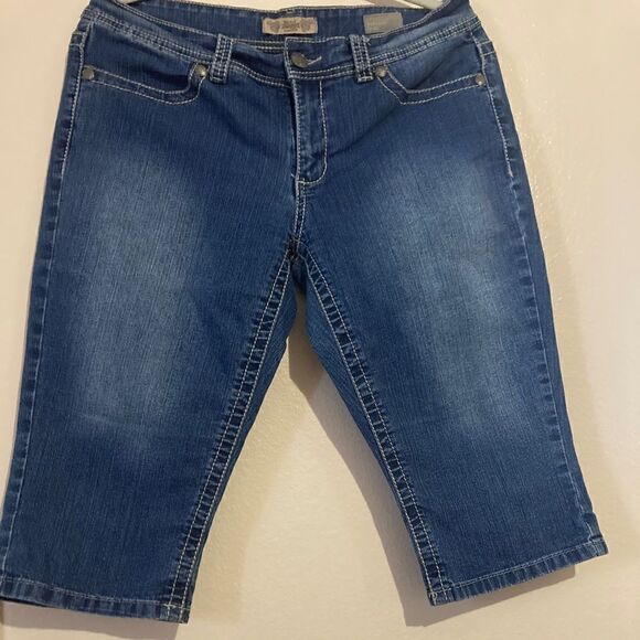 Nine West Vintage America Collection Stretch Cropped Jean SZ 10/30 Jordan - Picture 1 of 7
